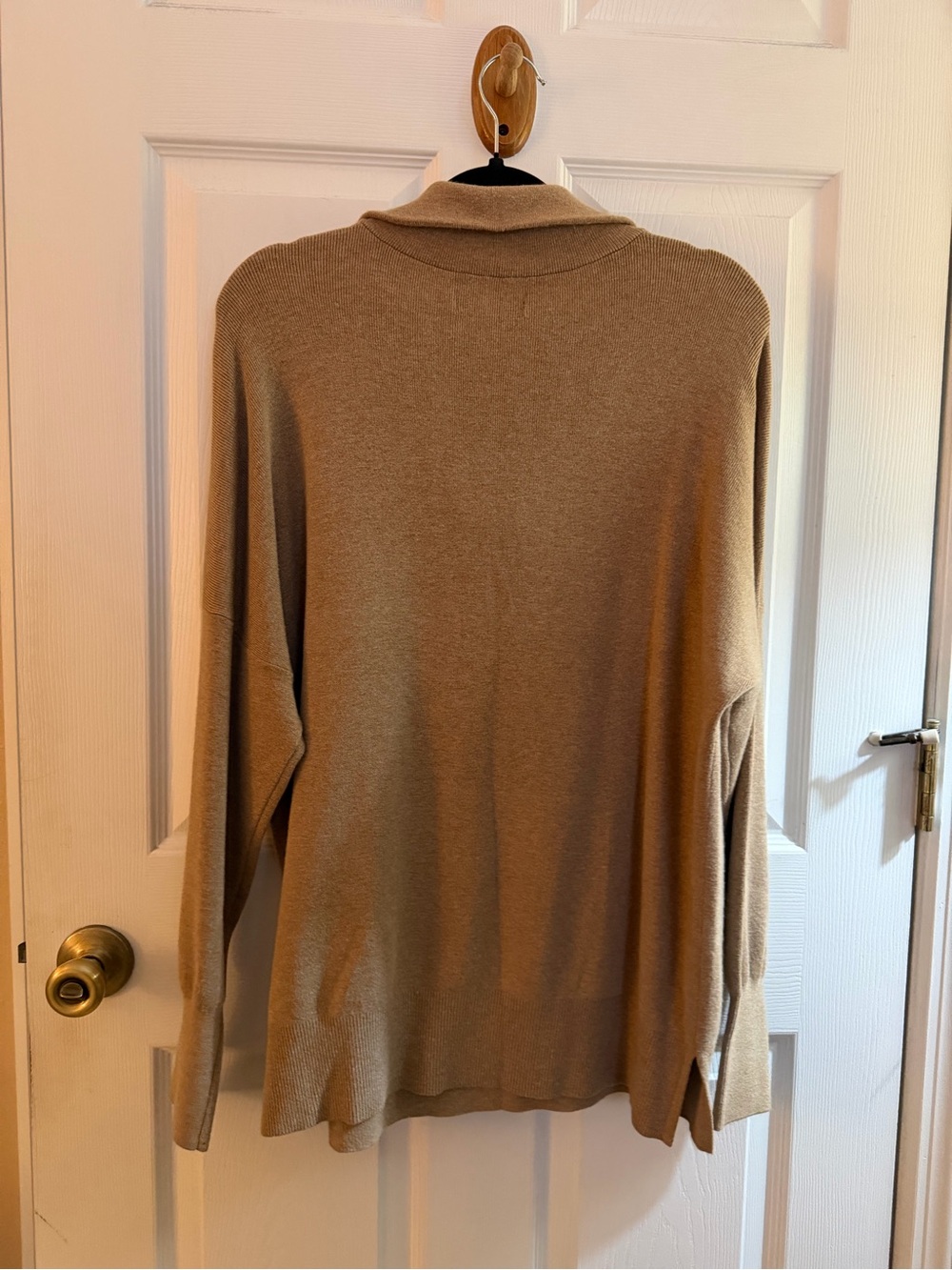 Abercrombie & Fitch LuxeLoft Oversized Legging Friendly Half Zip Sweater - Picture 3 of 4